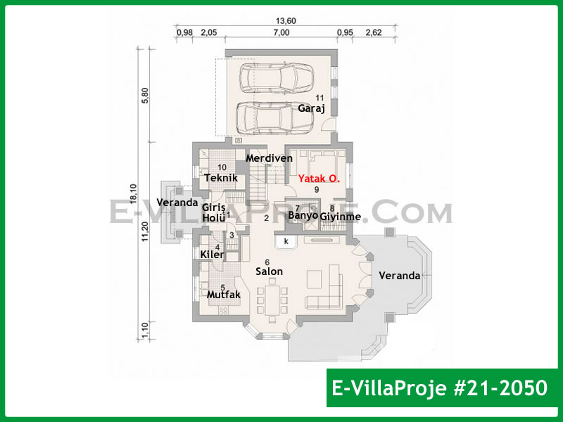 Ev Villa Proje #21 - 2050 Thumbnail 2