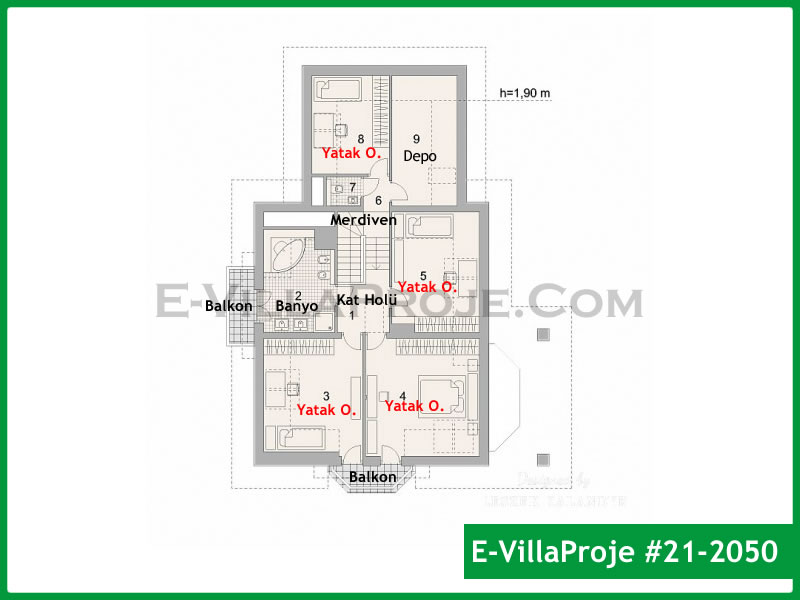 Ev Villa Proje #21 - 2050 Thumbnail 3