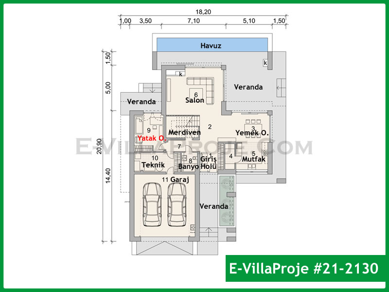 Ev Villa Proje #21 - 2130 Thumbnail 2