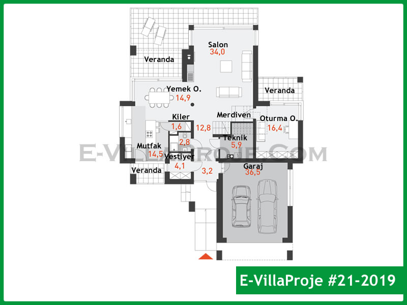Ev Villa Proje #21 - 2019 Thumbnail 2
