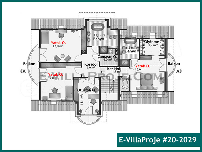 Ev Villa Proje #20 - 2029 Thumbnail 3