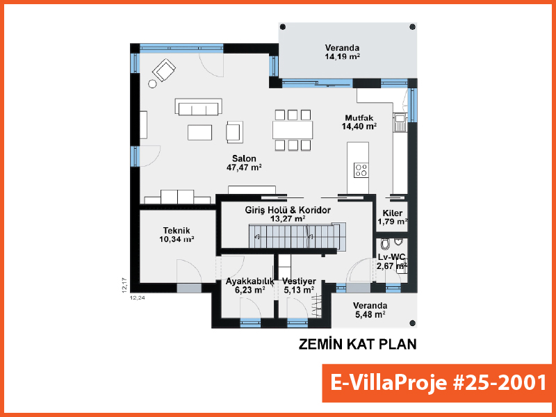 Ev Villa Proje #25 - 2001 Thumbnail 2