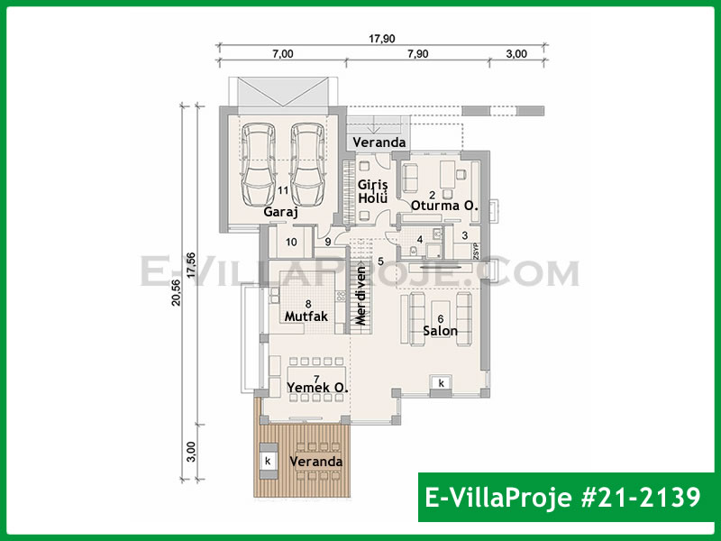 Ev Villa Proje #21 - 2139 Thumbnail 2