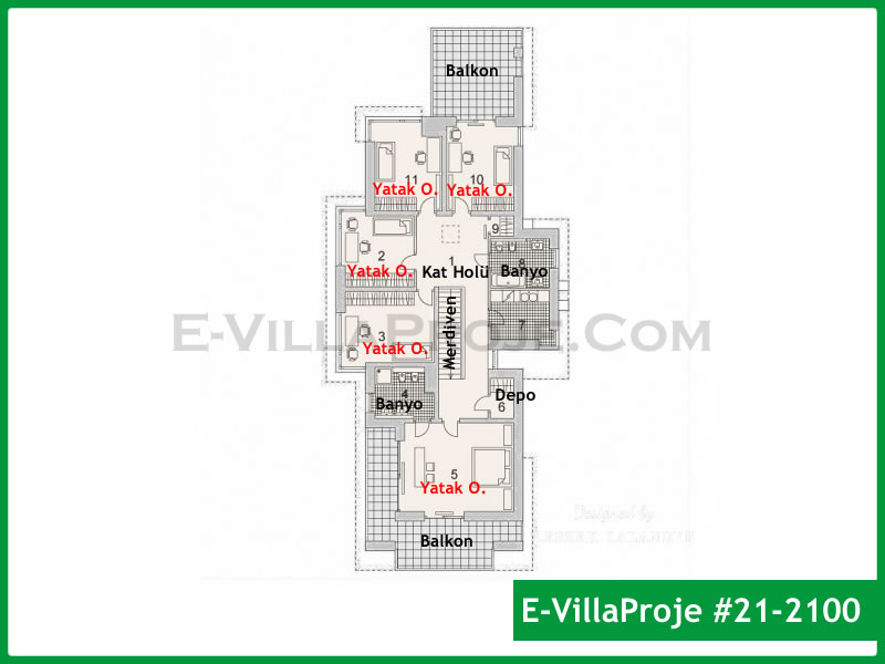 Ev Villa Proje #21 - 2100 Thumbnail 3
