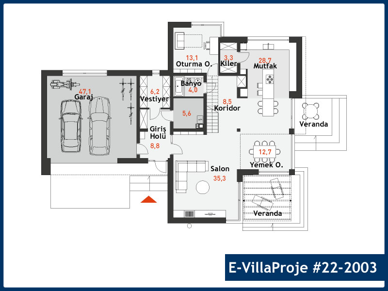 Ev Villa Proje #22 - 2003 Thumbnail 2