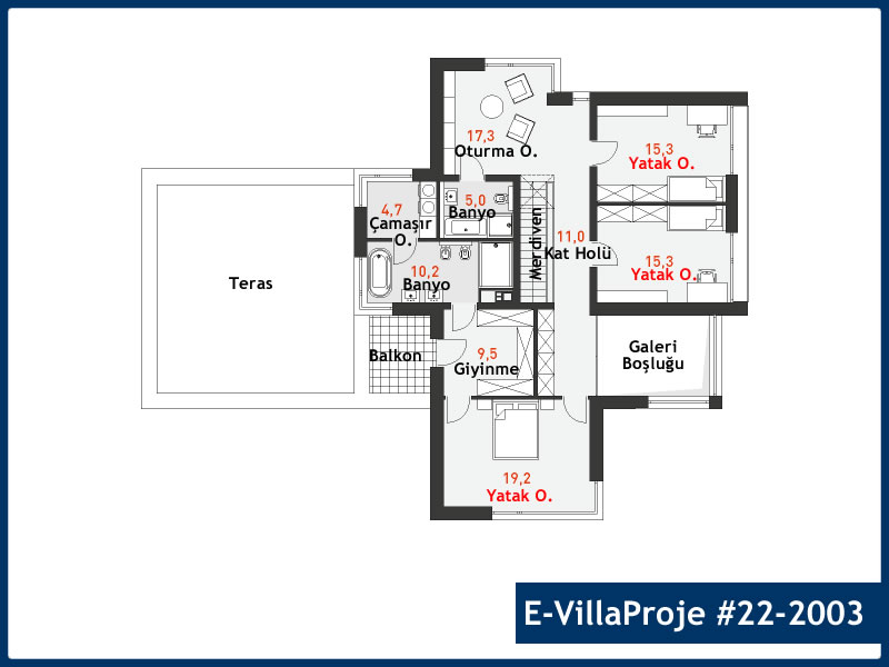 Ev Villa Proje #22 - 2003 Thumbnail 3