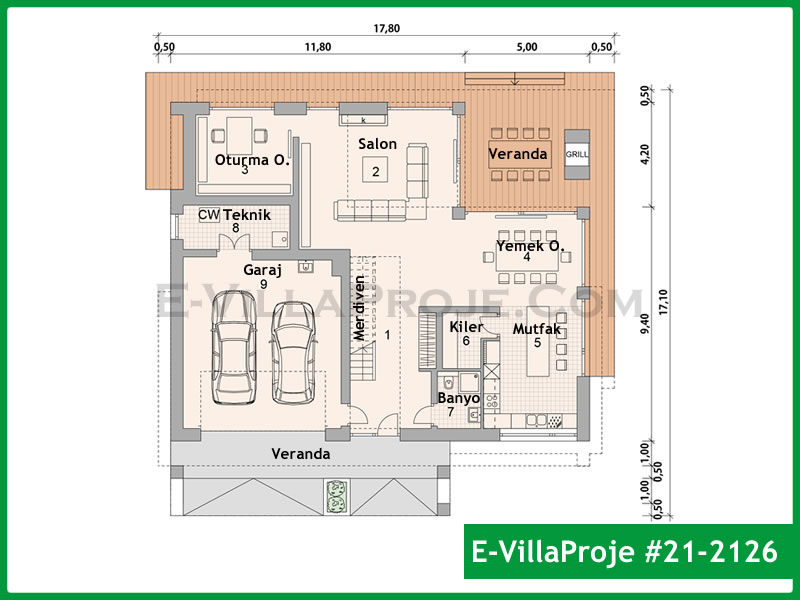 Ev Villa Proje #21 - 2126 Thumbnail 2