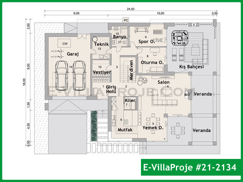 Ev Villa Proje #21 - 2134 Thumbnail 2
