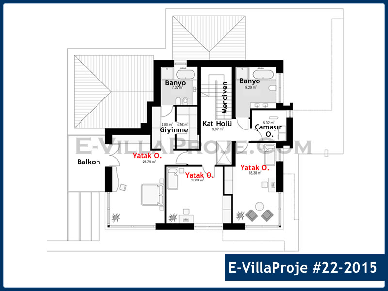 Ev Villa Proje #22 - 2015 Thumbnail 3