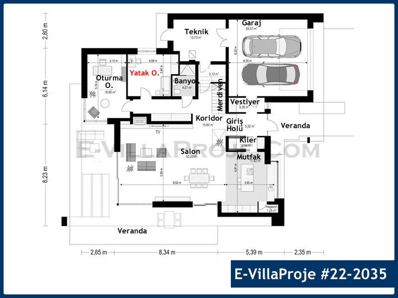 Ev Villa Proje #22 - 2035 Thumbnail 2
