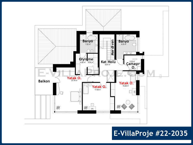 Ev Villa Proje #22 - 2035 Thumbnail 3