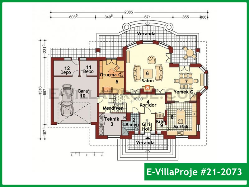 Ev Villa Proje #21 - 2073 Thumbnail 2