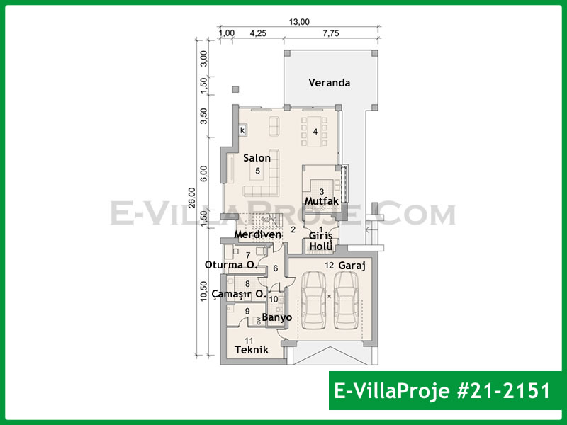 Ev Villa Proje #21 - 2151 Thumbnail 2