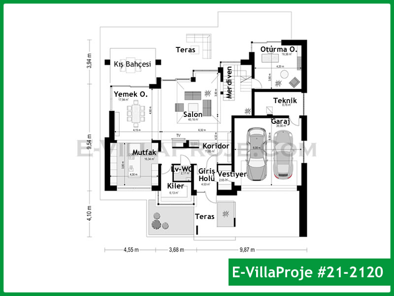 Ev Villa Proje #21 - 2120 Thumbnail 2