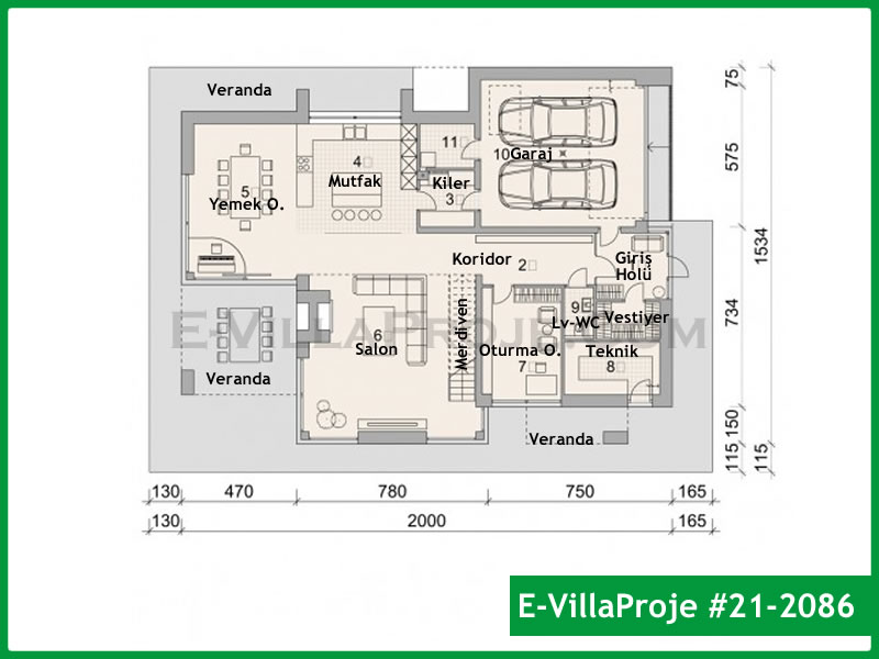 Ev Villa Proje #21 - 2086 Thumbnail 2
