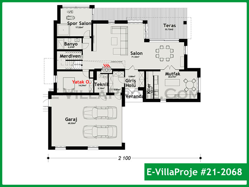 Ev Villa Proje #21 - 2068 Thumbnail 2