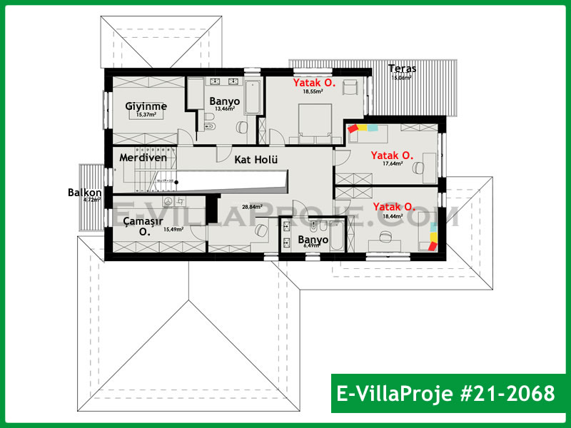 Ev Villa Proje #21 - 2068 Thumbnail 3