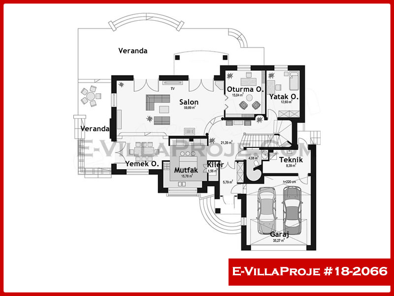 Ev Villa Proje #18 - 2066 Thumbnail 2