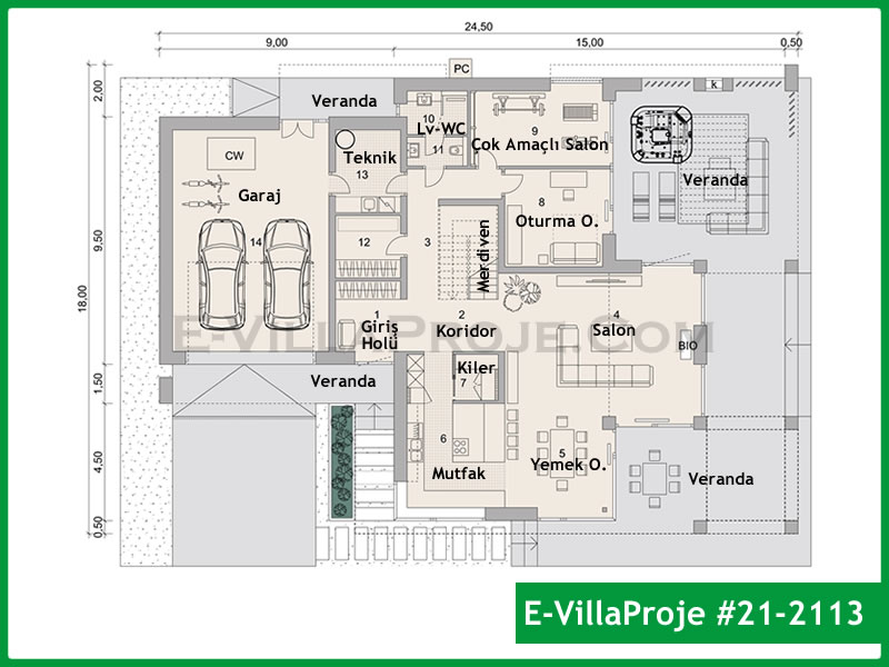 Ev Villa Proje #21 - 2113 Thumbnail 2
