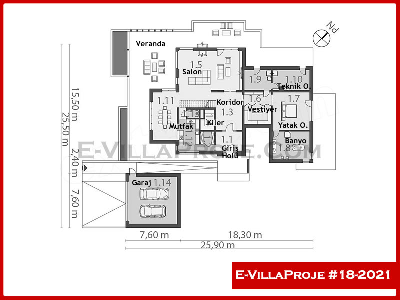 Ev Villa Proje #18 - 2021 Thumbnail 2
