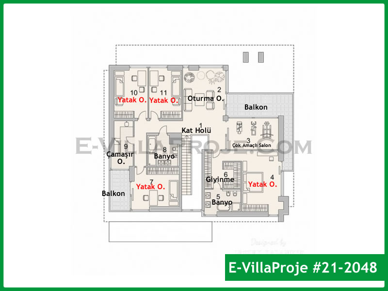 Ev Villa Proje #21 - 2048 Thumbnail 3