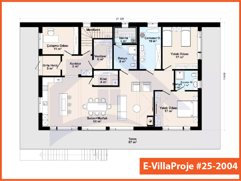 Ev Villa Proje #25 - 2004 Thumbnail 2
