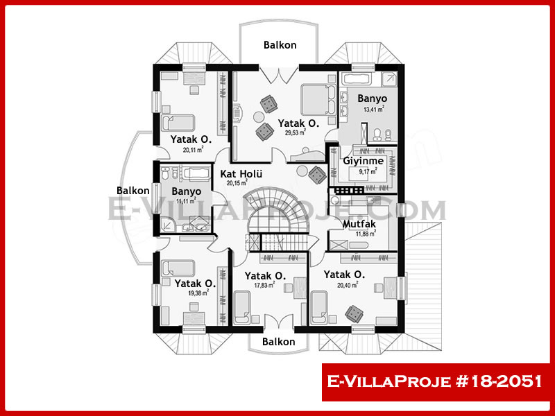Ev Villa Proje #18 - 2051 Thumbnail 3