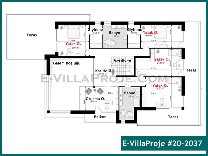 Ev Villa Proje #20 - 2037 Thumbnail 3