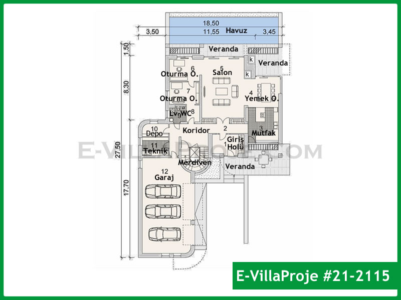 Ev Villa Proje #21 - 2115 Thumbnail 2