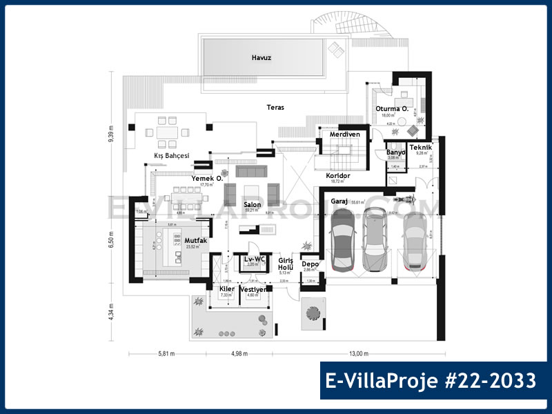 Ev Villa Proje #22 - 2033 Thumbnail 2