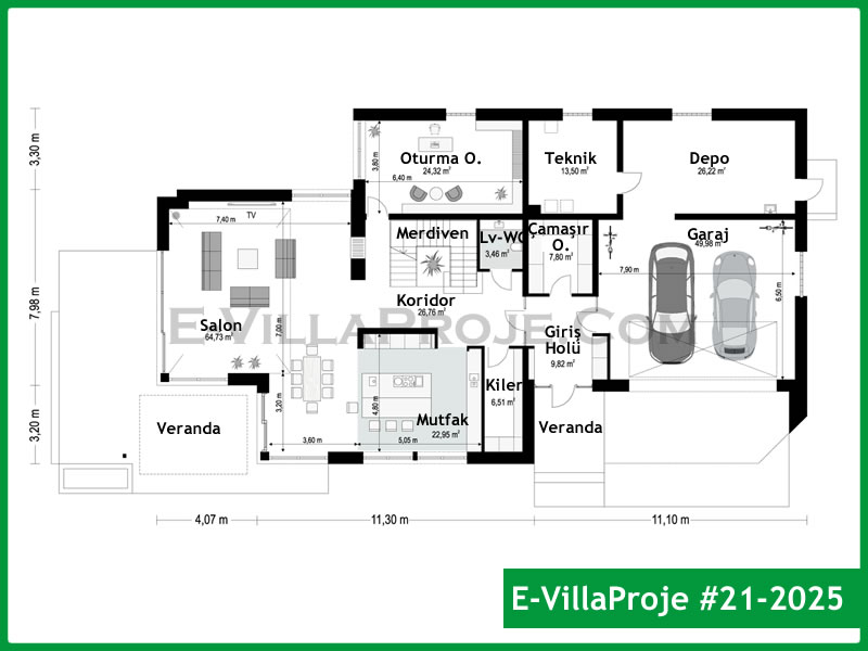 Ev Villa Proje #21 - 2025 Thumbnail 2
