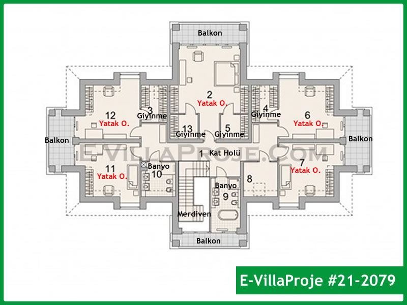Ev Villa Proje #21 - 2079 Thumbnail 3