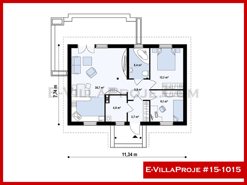 Ev Villa Proje #15 - 1015 Thumbnail 2