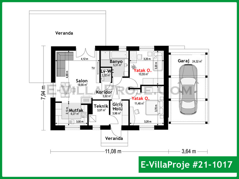 Ev Villa Proje #21 - 1017 Thumbnail 2