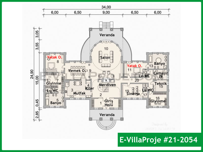 Ev Villa Proje #21 - 2054 Thumbnail 2