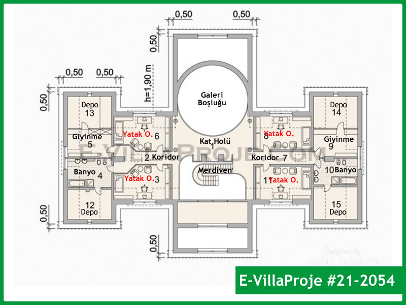 Ev Villa Proje #21 - 2054 Thumbnail 3
