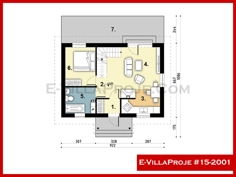Ev Villa Proje #15 - 2001 Thumbnail 2