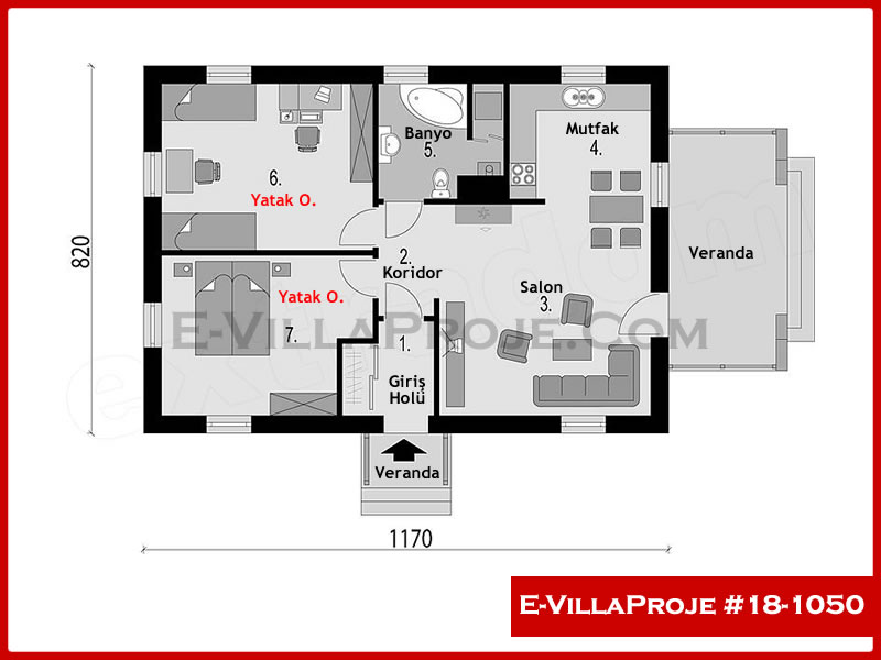 Ev Villa Proje #18 - 1050 Thumbnail 2