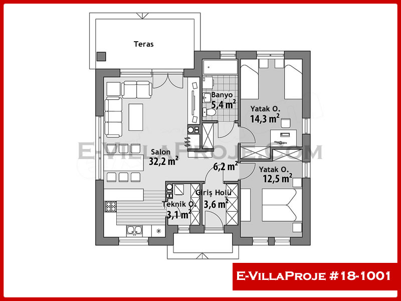 Ev Villa Proje #18 - 1001 Thumbnail 2