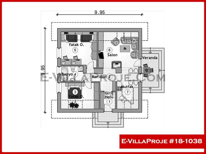 Ev Villa Proje #18 - 1038 Thumbnail 2