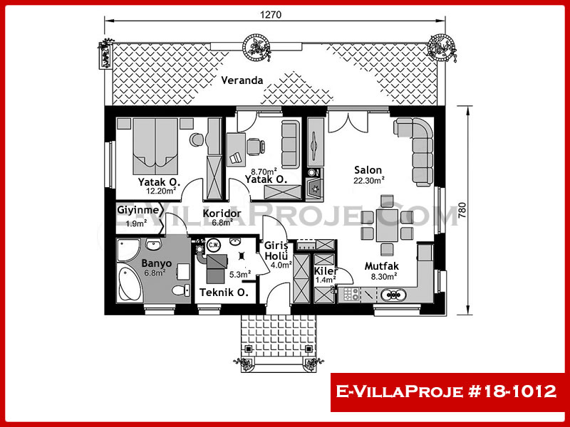 Ev Villa Proje #18 - 1012 Thumbnail 2